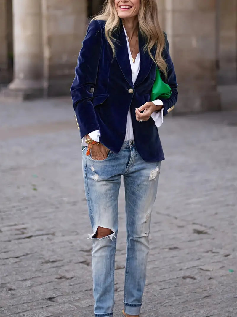 Ophelia™ | Elegant Luxe Tailored Blazer