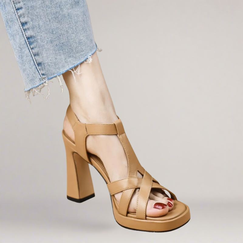 Charlotte | Handmade eco-leather sandal