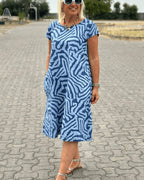 Avanille | round neck summer dress