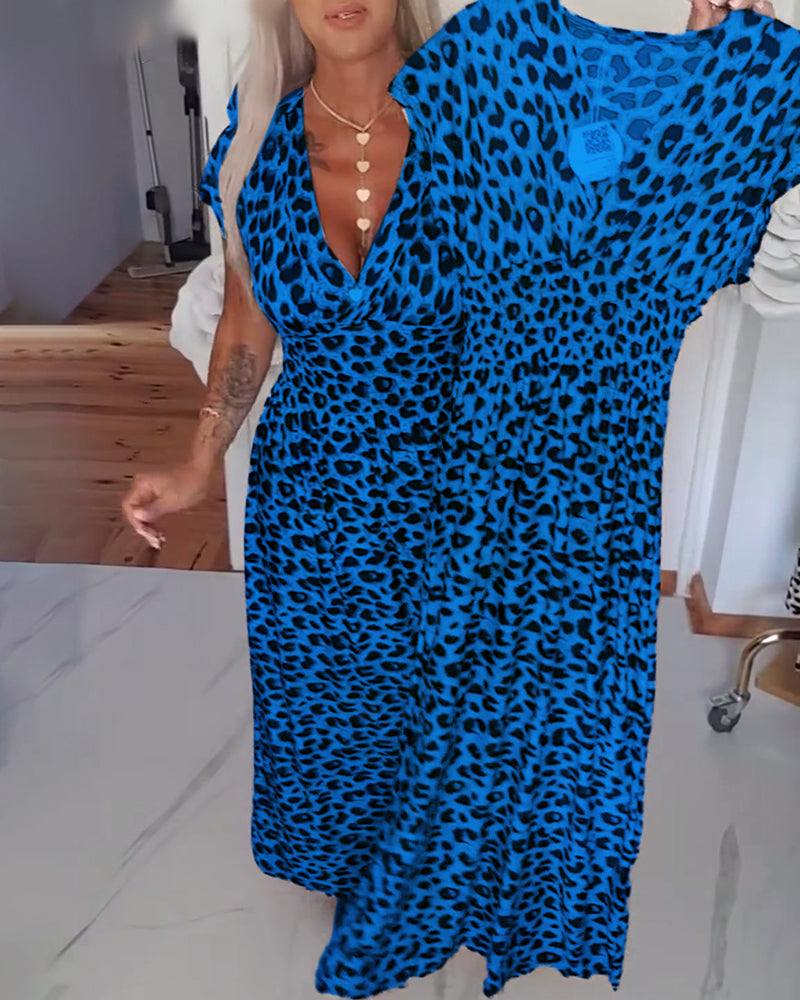 ELIZA™ | Leopard Midi Dress