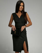 Megan | Midi Wrap Dress