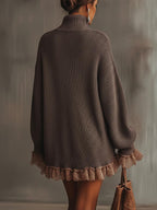 Nina | Ruffled Knit Dress