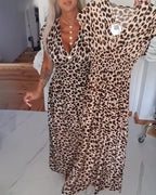 ELIZA™ | Leopard Midi Dress