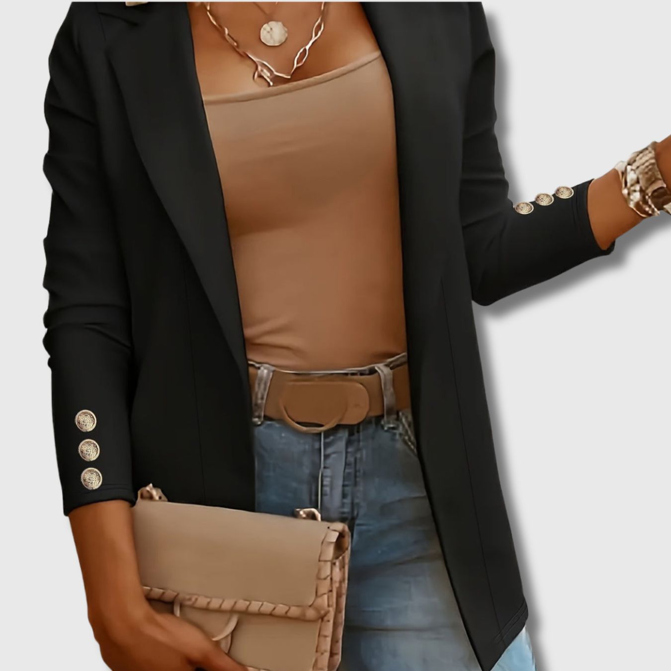 Noémie - Women's Elegant Long Jacket Limited Edition