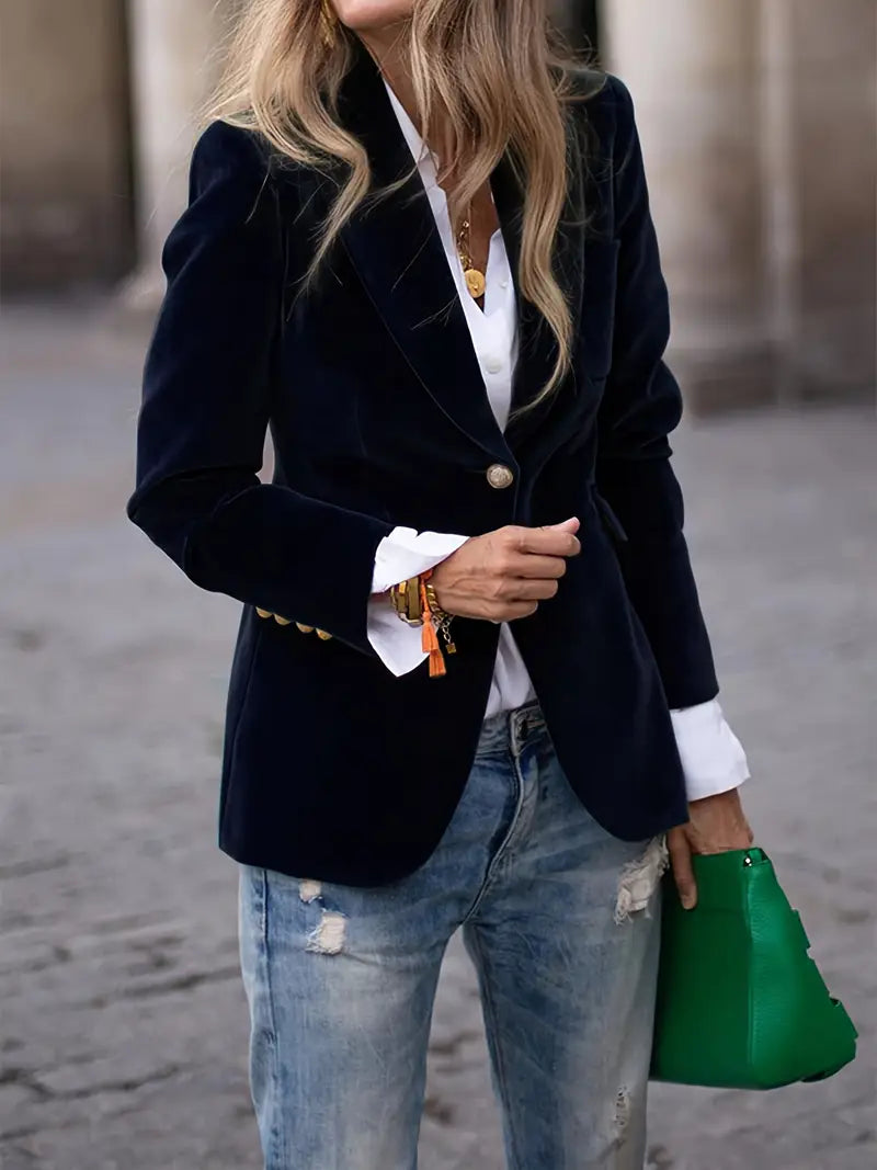 Ophelia™ | Elegant Luxe Tailored Blazer