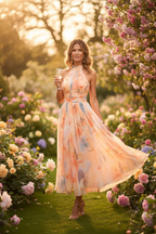 Esther | Halter Neck Dress